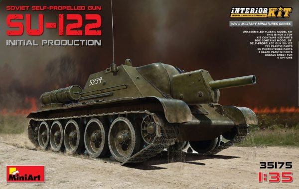SU-122 Initial Production FULL INTERIOR