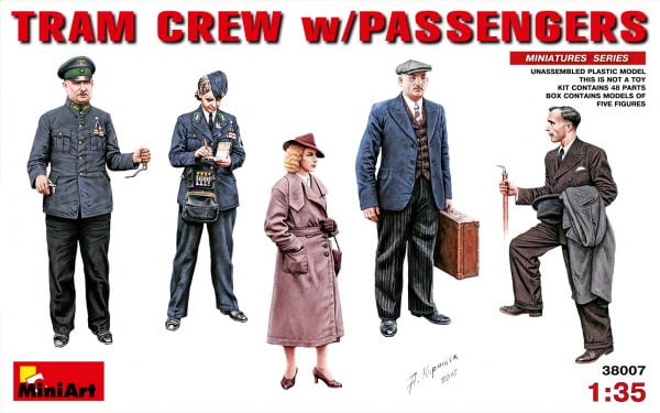 Tram Crew with Pasengers (5 fig.)