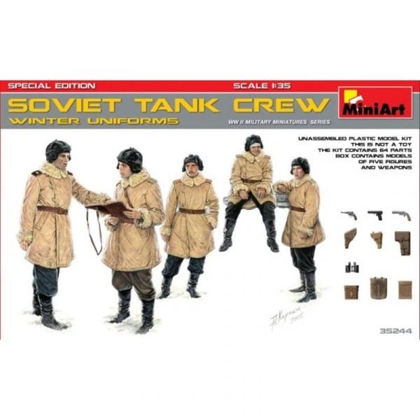Soviet Tank Crew Winter (5 fig.)