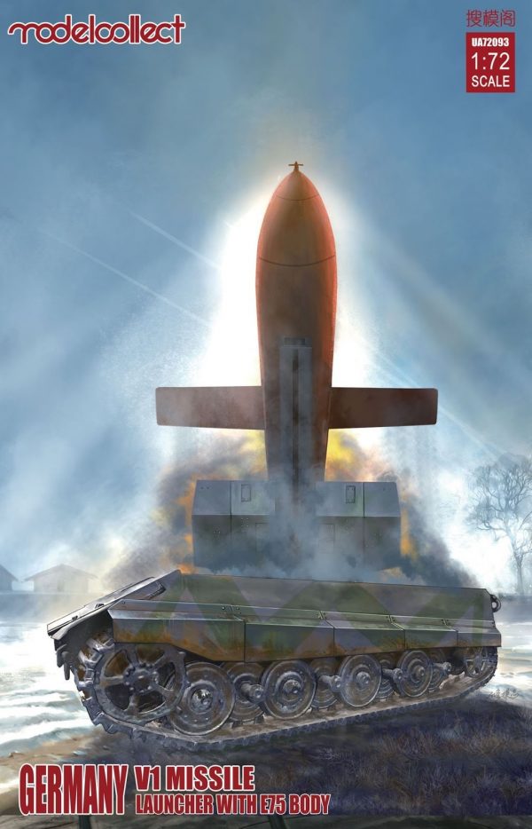 Germany WWII V1 Missile Laucher with E-75