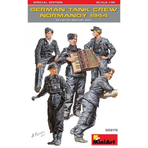 German Tank Crew "Normandy 1944" (5 Figs.)