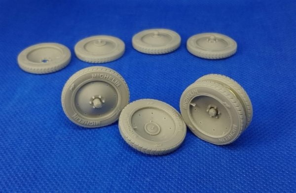 Wheels set for Rolls Royce Armored Car "Disc Type"