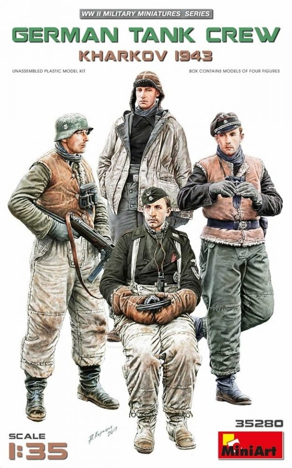 German Tank Crew Kharkov 1943 (4 Figs.)