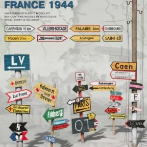 German Road Sign WW2 (France 1944)