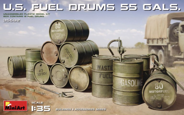 U.S. Fuel Drums (55 Gals. X12)