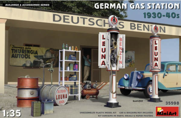 German Gas Station 1930-40s