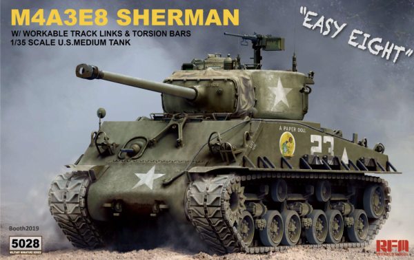 Sherman M4A3E8 w/ Workable Tracks & Torsion Bars