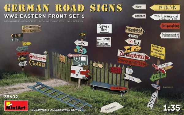 German Road Sign WW2 (Eastern Front Set 1)