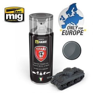 TITANS HOBBY: PANZERGRAU MATT PRIMER (German Dark Grey)