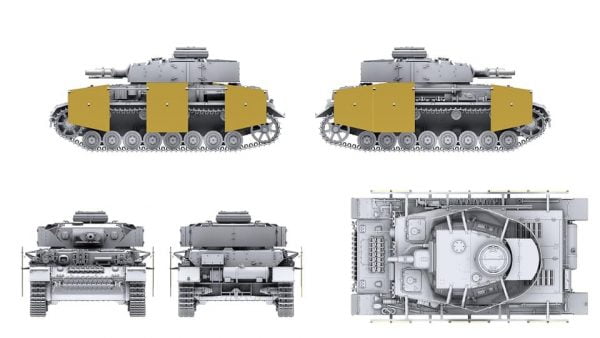 Pz.kpfw. IV Ausf. F1 (F1 . Vorpanzer. Schurzen) 3in1 – Image 5