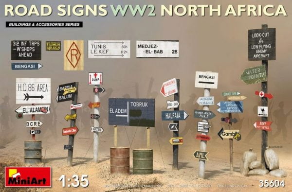 Road Signs WW2 (North Africa)