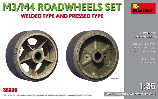 M3/M4 Roadwheels Set Welded Type & Pressed type