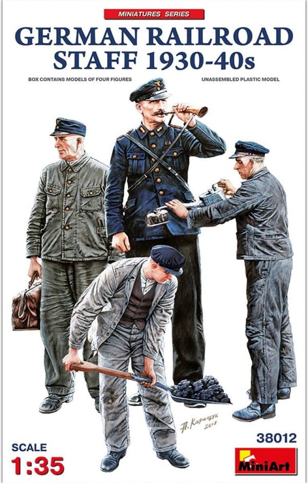 German railroad Staff 1930-40s  (4 Figs.)