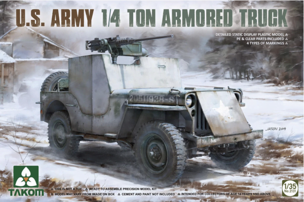 US Army 1/4 ton Armored Truck