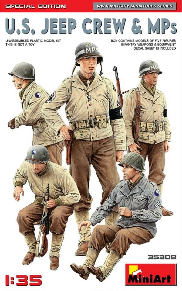 U.S. Jeep Crew & MPs. Special Edition (5 Figs.)