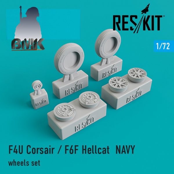 F4U Corsair /F6F Hellcat Navy Wheels Set 1/72