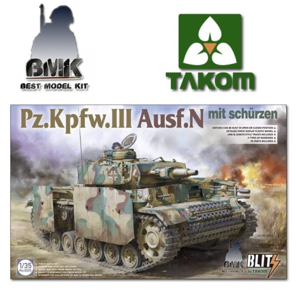 Pz.Kpfw.III Ausf.N mit Schürzen