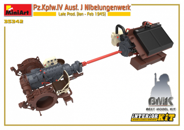 Pz.Kpfw.IV Ausf.J Nibelungenwerk Late Prod (Jan - Feb 1945) Interior KIT – Image 7