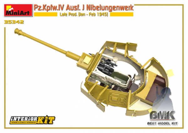 Pz.Kpfw.IV Ausf.J Nibelungenwerk Late Prod (Jan - Feb 1945) Interior KIT – Image 9
