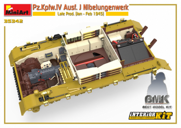 Pz.Kpfw.IV Ausf.J Nibelungenwerk Late Prod (Jan - Feb 1945) Interior KIT – Image 11