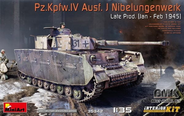 Pz.Kpfw.IV Ausf.J Nibelungenwerk Late Prod (Jan - Feb 1945) Interior KIT – Image 12