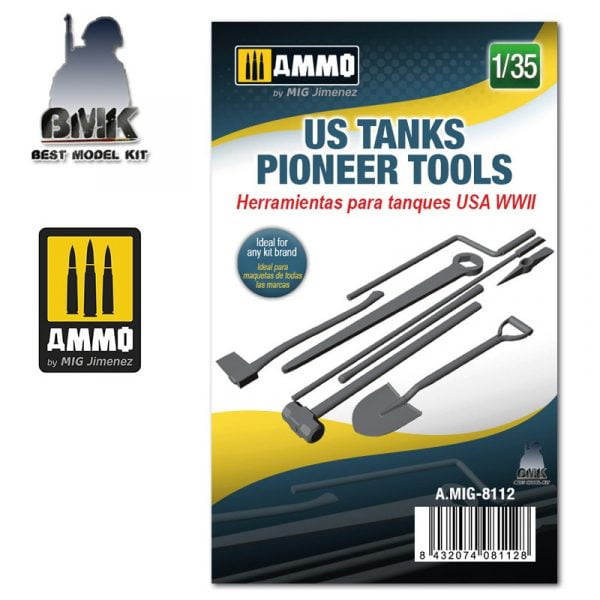 US WWII Tank Pioneer Tools Universal 1/35