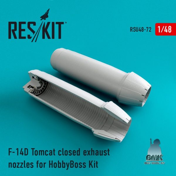 F-14D Tomcat CLOSED Exhaust Nozzles for Hobby Boss 1/48 – Image 2