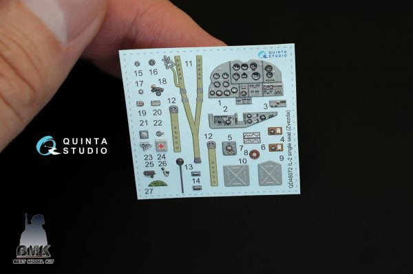 Il-2 Sturmovik Single Seat (for ZVEZDA) INTERIOR 3D* Decal 1/48 – Image 2