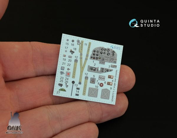 Il-2 Sturmovik Single Seat (for ZVEZDA) INTERIOR 3D* Decal 1/48 – Image 4