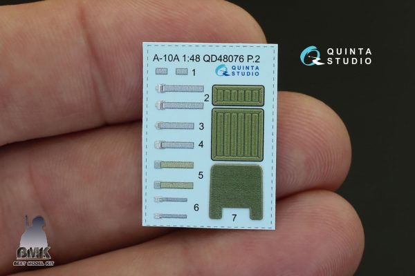 A-10A Thunderbolt (for ITALERI) INTERIOR 3D* Decal 1/48 – Image 3