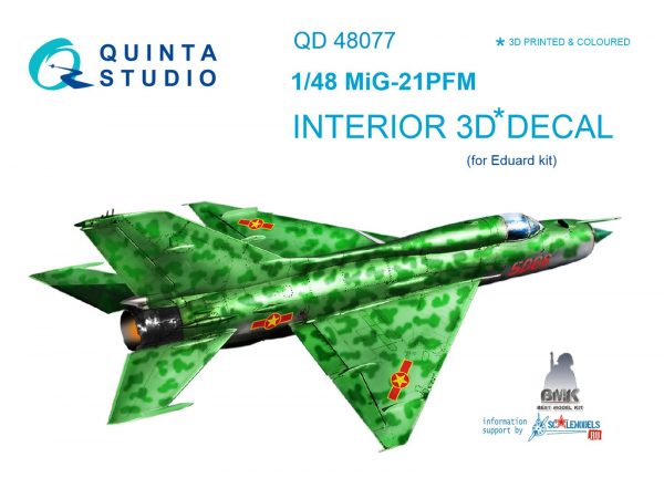 MIG-21 PFM (for EDUARD) INTERIOR 3D* Decal 1/48 – Image 14