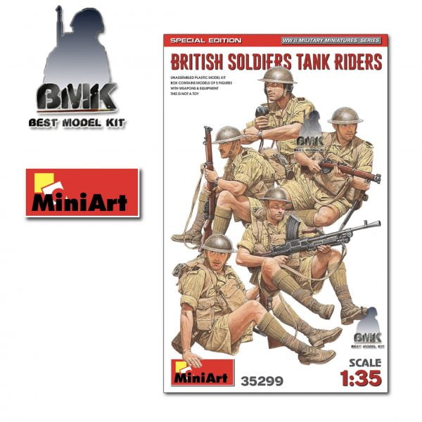 British Soldiers Tank Riders Special Edition (5 Figs.)