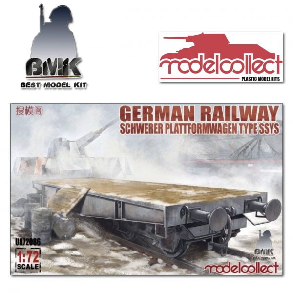 German Railway Schwerer Plattformwagen Type ssys – Image 2