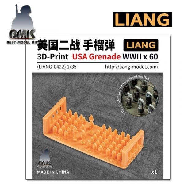 3D-Print USA Grenade WWII X60