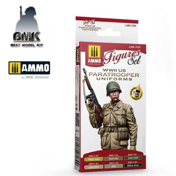 WWII US Paratroopers Figures Set – Image 2