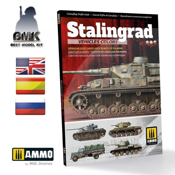 Stalingrad Vehicles Colors - German and Soviet Camo (ESPAGNOL. ANGLAIS ET RUSSE)