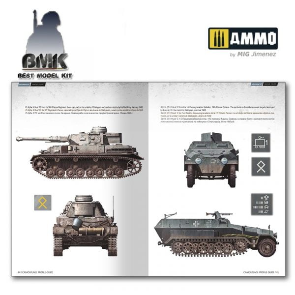 Stalingrad Vehicles Colors - German and Soviet Camo (ESPAGNOL. ANGLAIS ET RUSSE) – Image 4