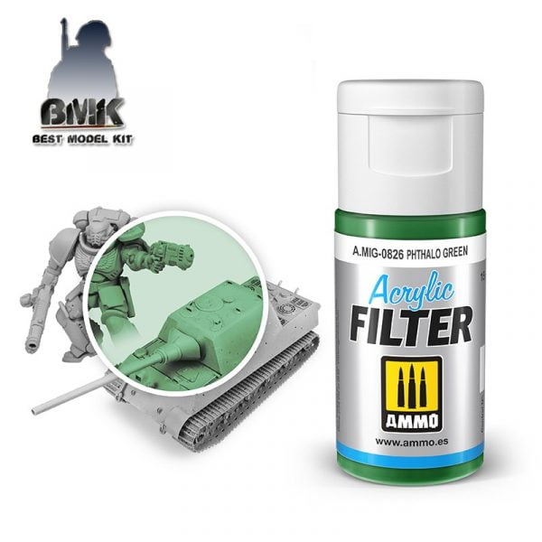 ACRYLIC FILTER Phthalo Green