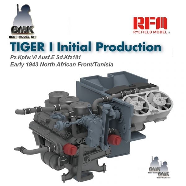 Tiger I Initial Production Pz.Kpfw.VI Ausf.E Early 1943 North African Front Tunisia FULL INTERIOR – Image 11