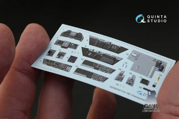 F/A-18E (for Hasegawa) INTERIOR 3D* Decal 1/48 – Image 10