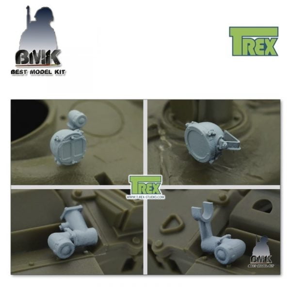 T-72 Lights Set (T-72 Ural, T-72, T-72A to 1983, T-72M) 3D Print Set 1/35 – Image 3