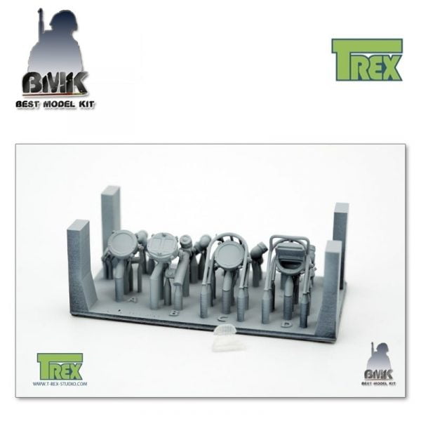 T-72 Lights Set (T-72 Ural, T-72, T-72A to 1983, T-72M) 3D Print Set 1/35 – Image 4