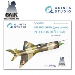 MiG-21PFM (for EDUARD) INTERIOR 3D* Decal 1/48
