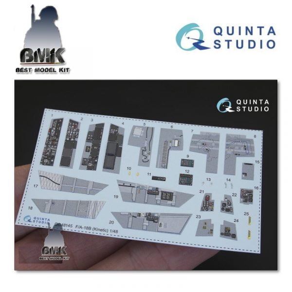 F/A-18B (for KINETIC) INTERIOR 3D* Decal 1/48 – Image 5