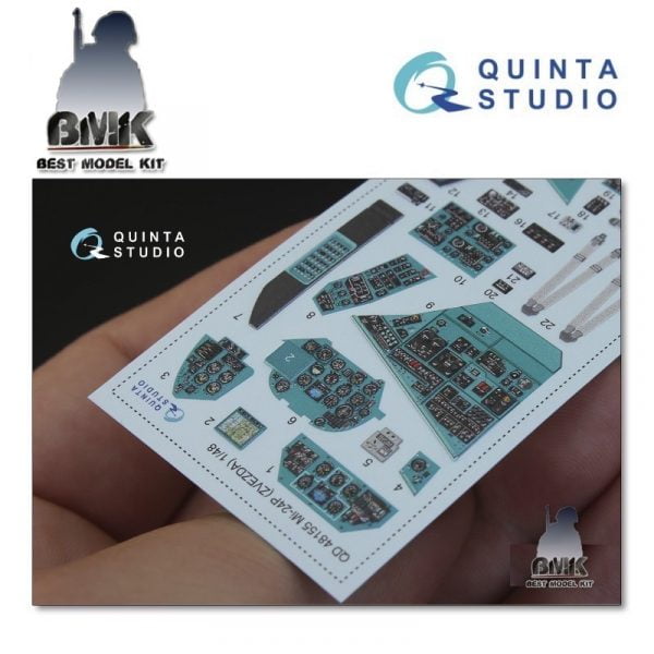 Mi-24P (for ZVEZDA) INTERIOR 3D* Decal 1/48 – Image 8