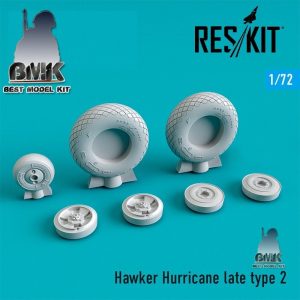 Hawker Hurricane late type Wheels Set 1/72