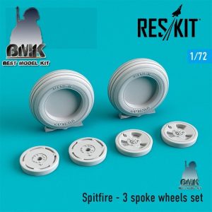 Spitfire - 3 Spoke Wheels Set 1/72