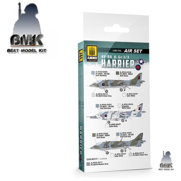 AV-8A & Gr.1/3 Harrier Set Aircraft Colors – Image 2