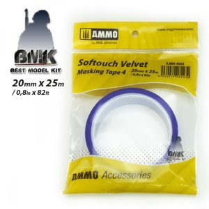 Softouch Velvet Masking Tape 4 (20mm X 25m)