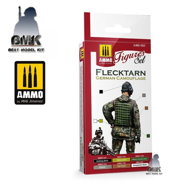 Flecktarn German Camouflage Figures Set – Image 2